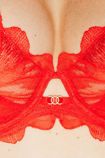 GREASE SOUTIEN-GORGE EMBOITANT ROUGE