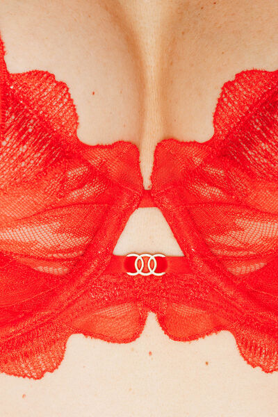 SOUTIEN-GORGE EMBOITANT ROUGE