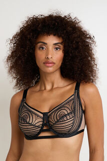 FELIN SOUTIEN-GORGE EMBOITANT NOIR