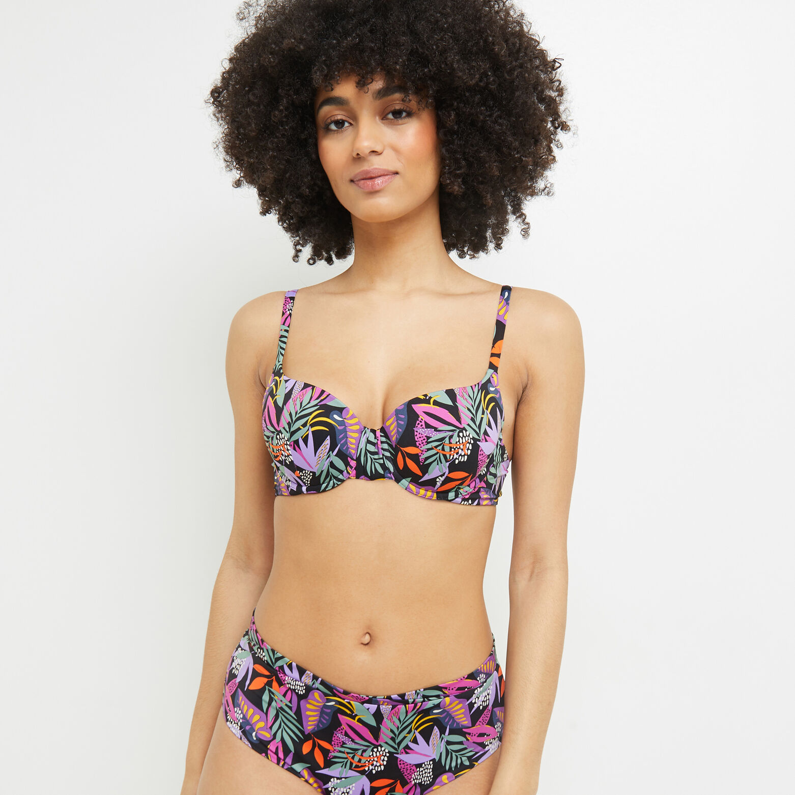 LAVANDE MAILLOT DE BAIN AMPLI EMBOITANT NOIR