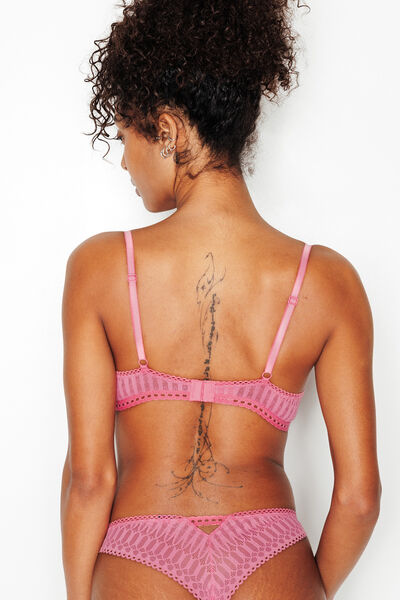 SOUTIEN-GORGE TRIANGLE ARMATURE ROSE