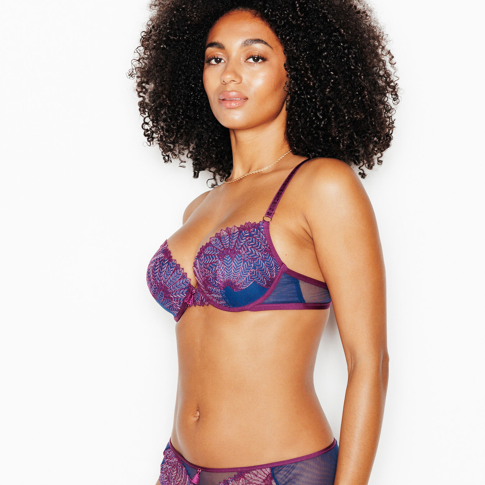 JELYANE SOUTIEN-GORGE AMPLIFORME PUSH-UP MULTICO BLEU