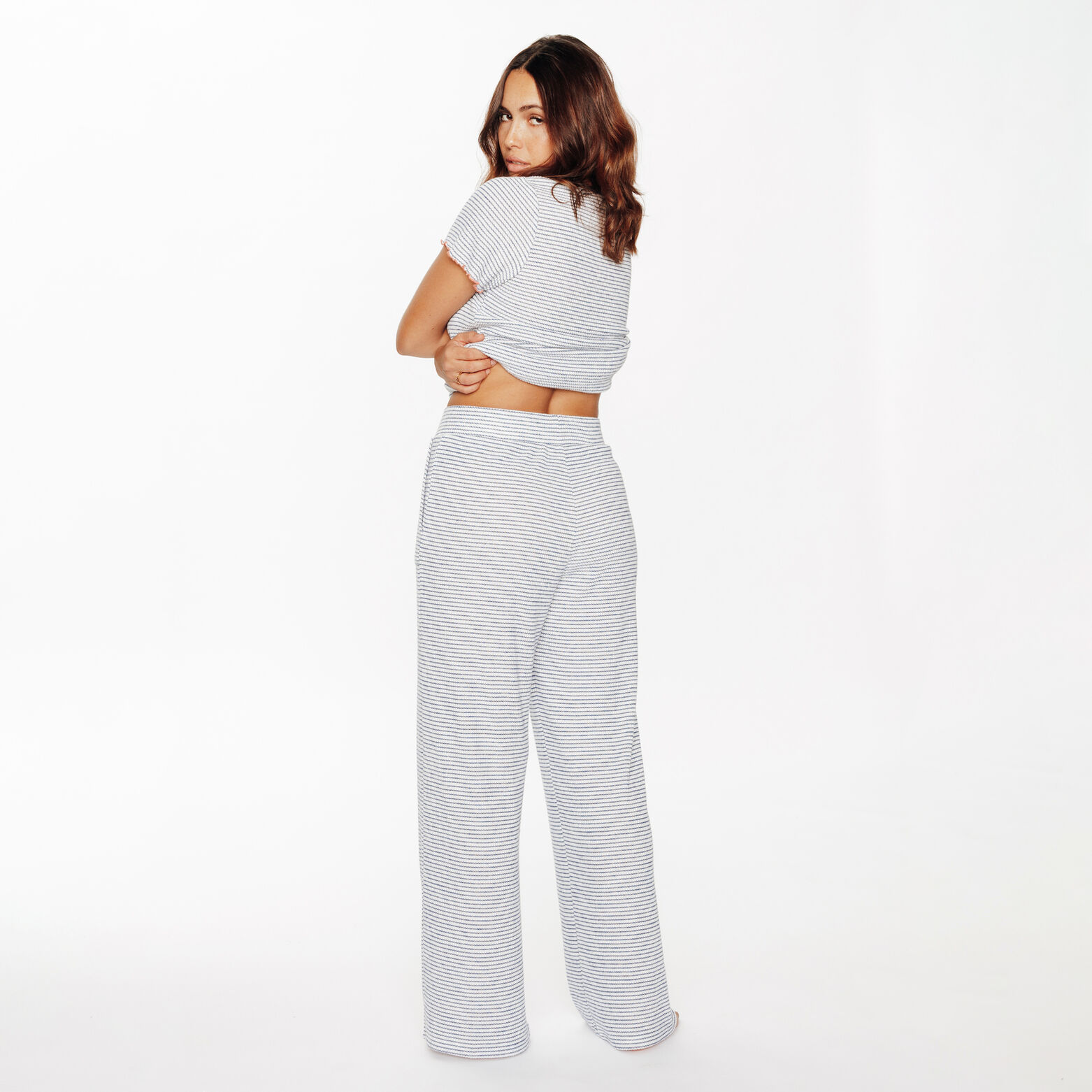 GIMBER PANTALON 7/8eme MULTICO BLEU