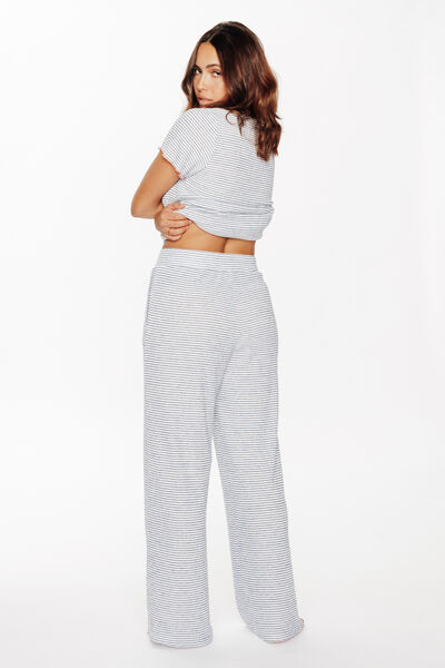 PANTALON 7/8eme MULTICO BLEU