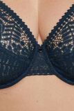 BIANCA SOUTIEN-GORGE CORBEILLE DENTELLE PETROLE