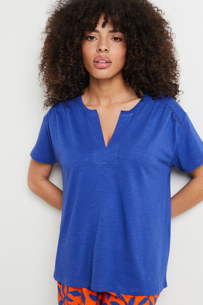 DUMMY TSHIRT MANCHES COURTES  BLEU