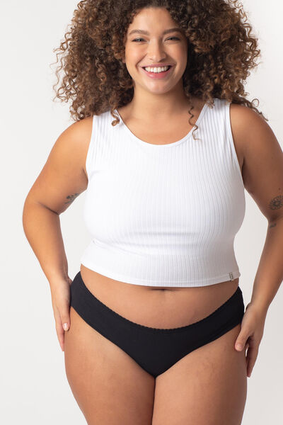 Culotte menstruelle flux moyen NOIR