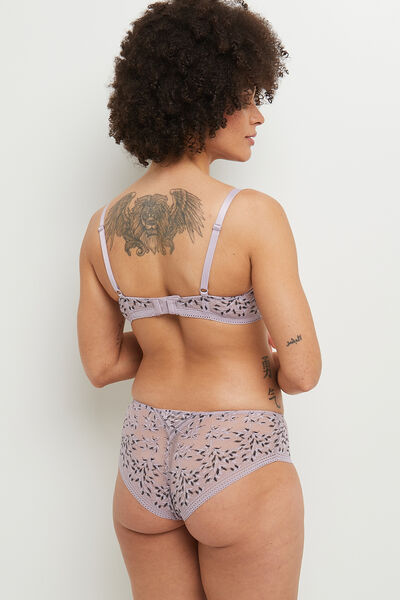 SHORTY DENTELLE MULTICO ROSE