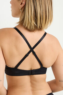 PERFECT SOUTIEN-GORGE SANS ARMATURES MICROFIBRE NOIR