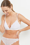 BERNIE SOUTIEN-GORGE SANS ARMATURES BLANC