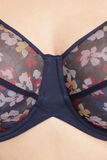 BLANCHE SOUTIEN-GORGE GRANDS BONNETS MULTICO BLEU