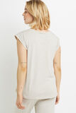 BAMBI TEE SHIRT MANCHES COURTES COTON BEIGE