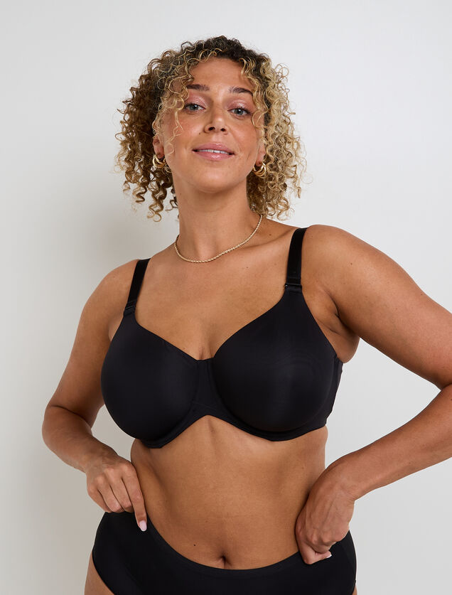 PERFECT SOUTIEN-GORGE EMBOITANT MICROFIBRE NOIR