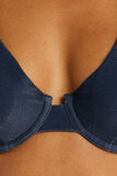 JEANNE MAILLOT DE BAIN TRIANGLE ARMATURE MARINE