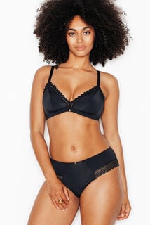 DOUCE SOUTIEN-GORGE SANS ARMATURES MICROFIBRE NOIR