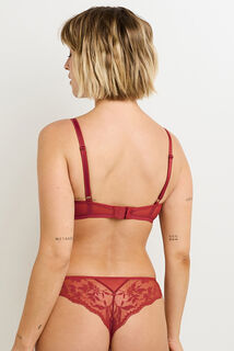 FLORENCE SOUTIEN-GORGE SANS ARMATURES BORDEAUX