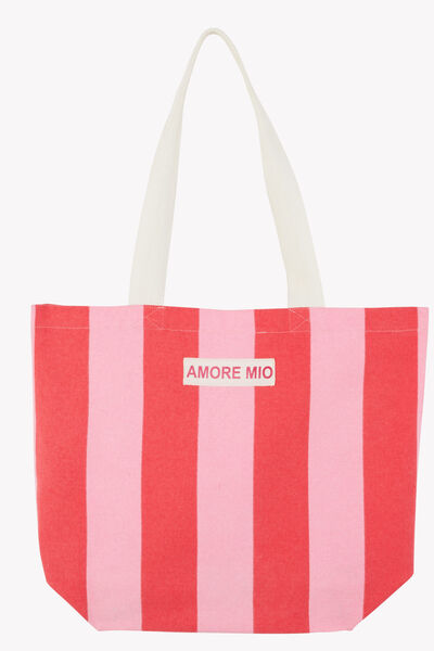 SAC DE PLAGE MULTICO ROSE