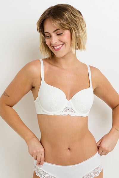 SOUTIEN-GORGE AMPLI EMBOITANT ECRU