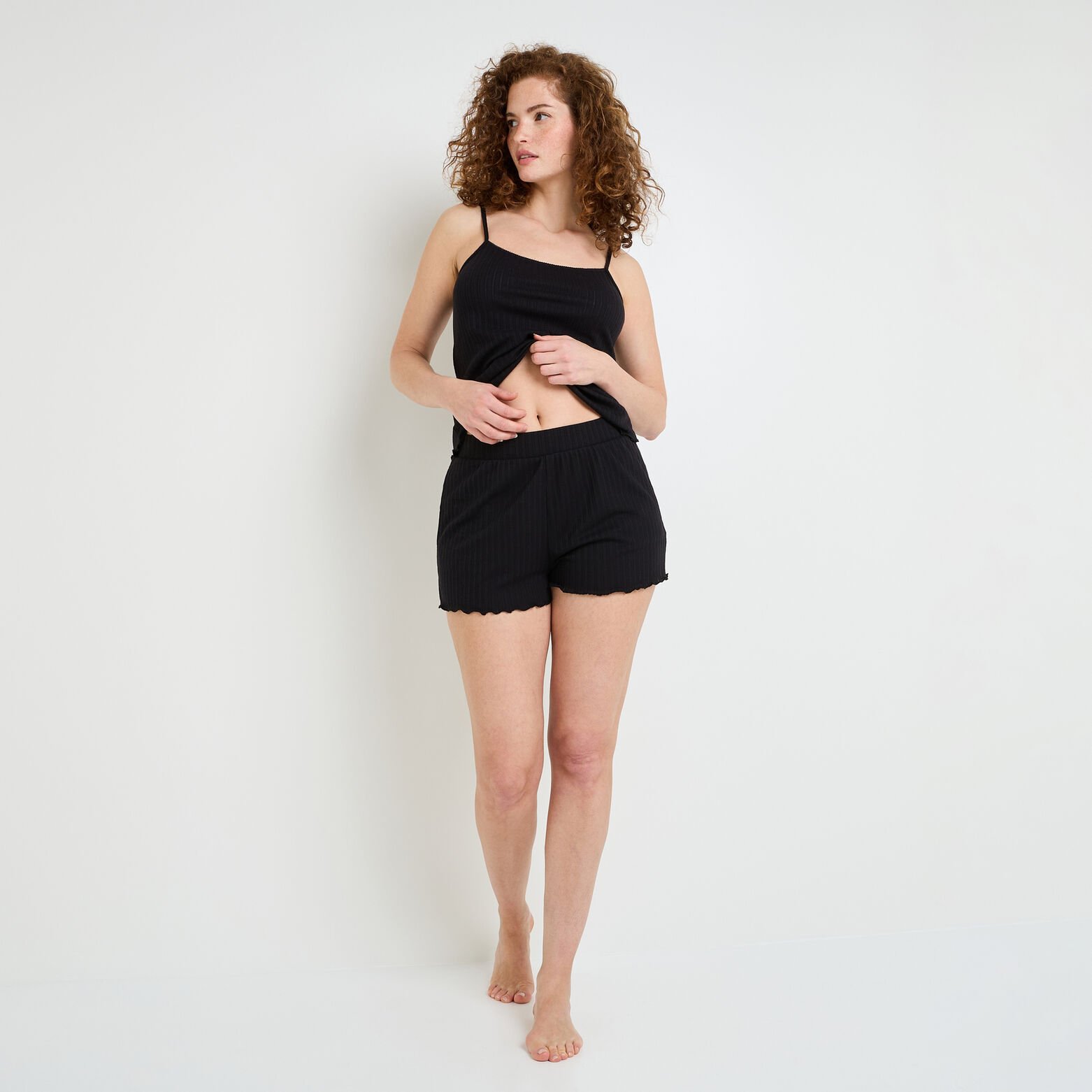 HABY Short de pyjama NOIR