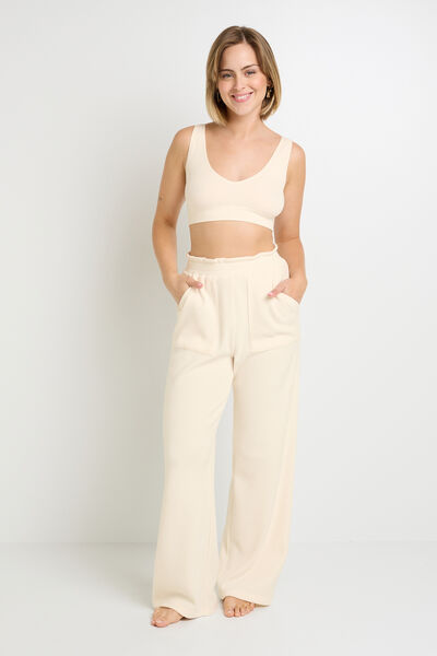 Pantalon de pyjama ECRU