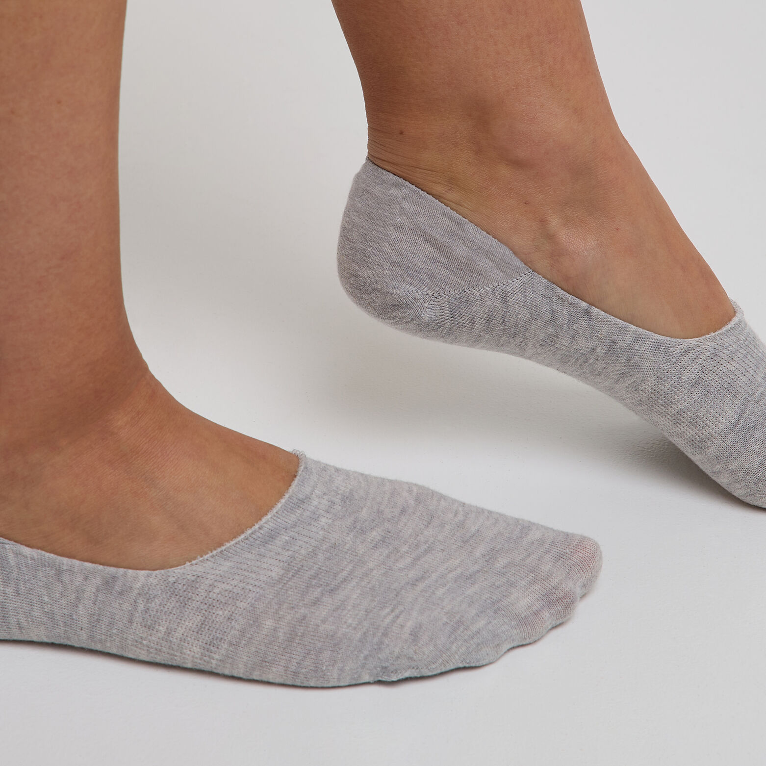 GALIPETTE LOT DE 3 PAIRES DE SOCQUETTES COTON GRIS