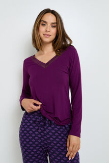 CAMILLE Tee-shirt manches longues ROSE