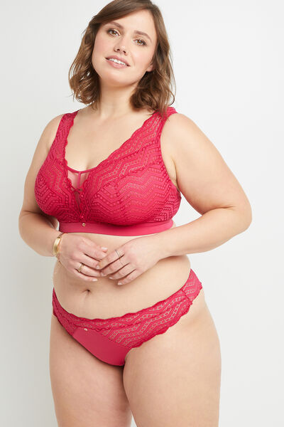BEATRICE TANGA DENTELLE FUCHSIA
