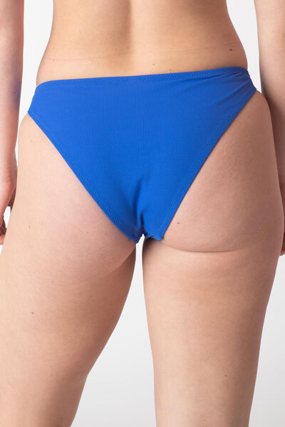 EMIE CULOTTE MAILLE COTELEE BLEU