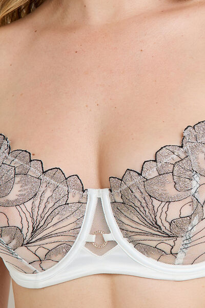 SOUTIEN-GORGE CORBEILLE BLANC