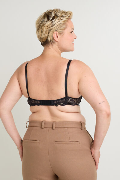 DENTELLE Soutien-gorge Post opératoire Triangle NOIR