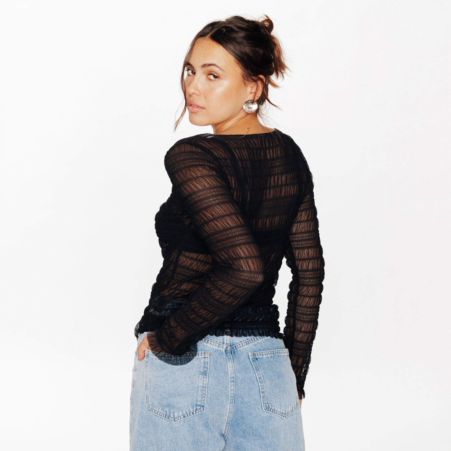 IVANALYSA Tee-Shirt manches longues NOIR