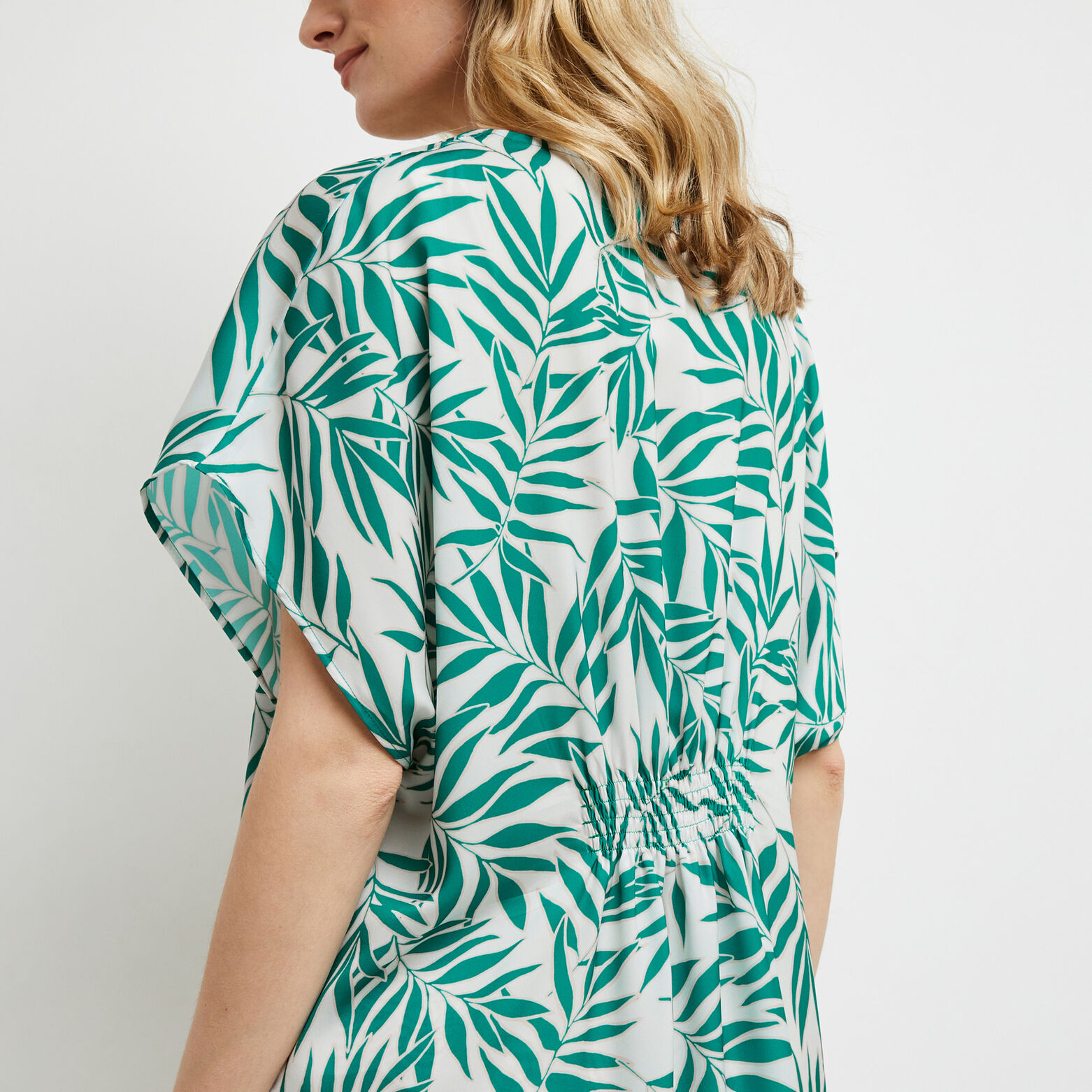 DELPHINE KIMONO MULTICO BLANC