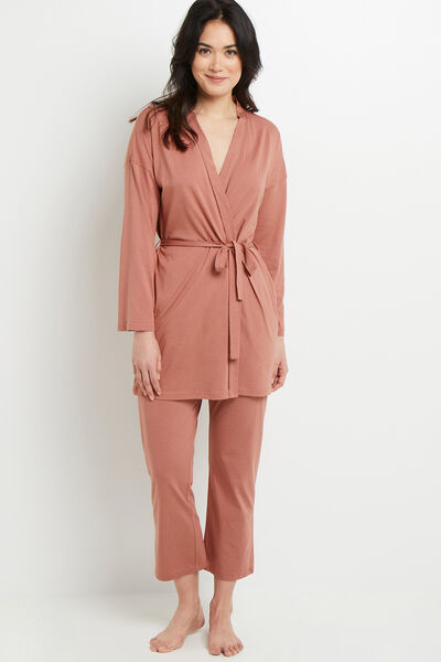 DESHABILLE COTON ROSE