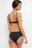 INVISIBLE SHORTY MICROFIBRE RECYCLEE NOIR