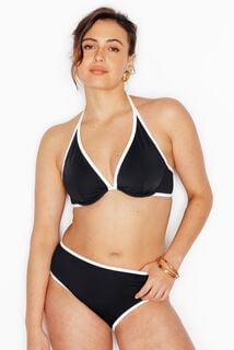 NOELI Maillot de bain triangle plunge NOIR