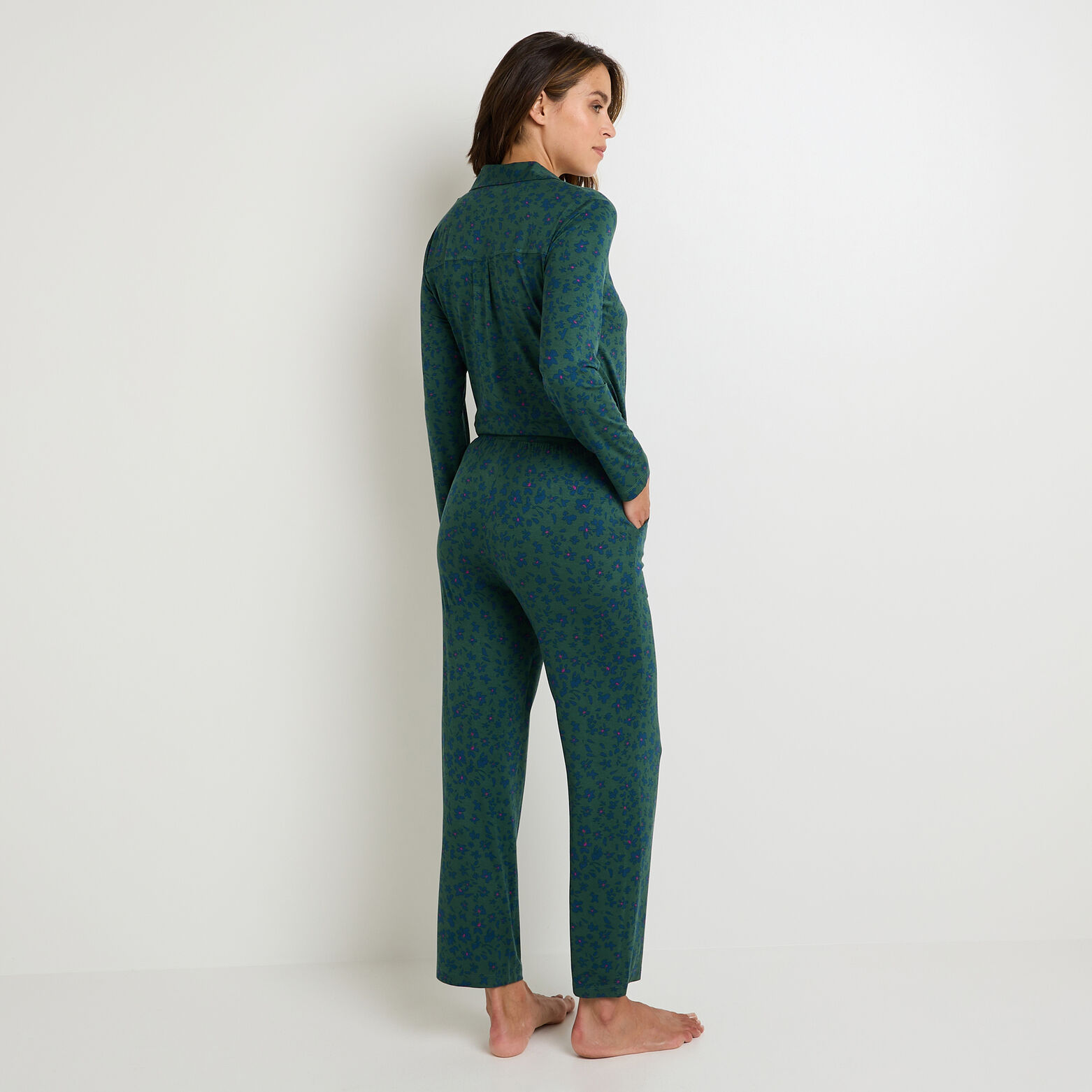 CAMILLE Pantalon de pyjama MULTICO VERT