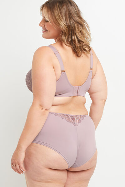 SHORTY DENTELLE LILAS