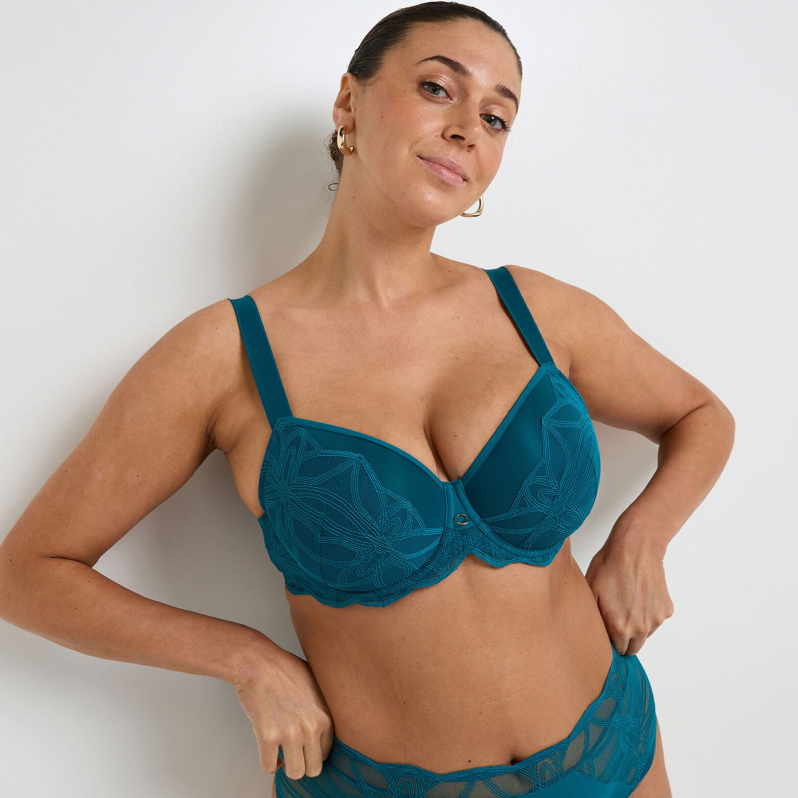 DEBORAH SOUTIEN-GORGE AMPLIFORME SPACER GRANDE TAI TURQUOISE