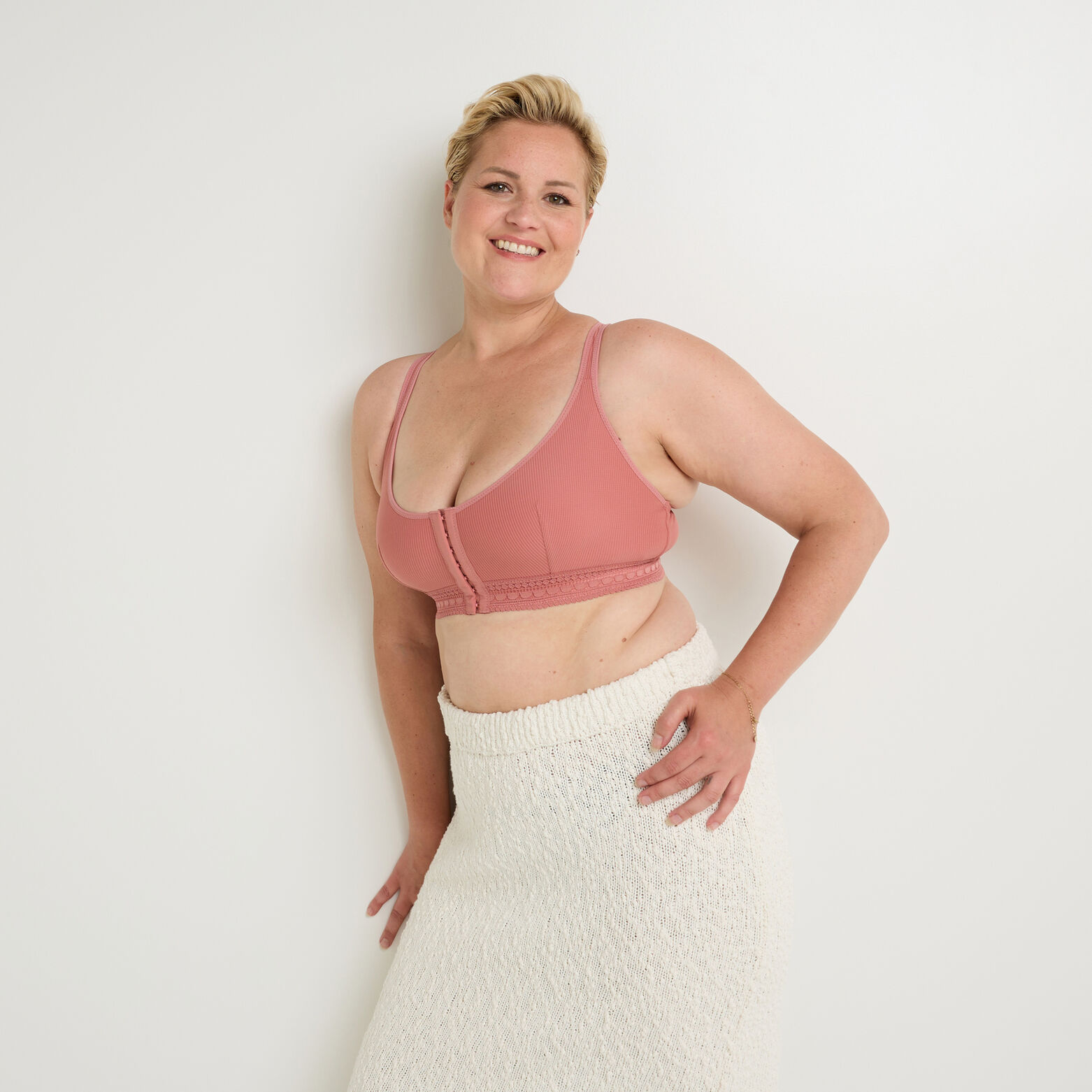 BEN Soutien-gorge Post opératoire Brassière ROSE