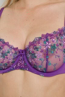 GALA SOUTIEN-GORGE CORBEILLE MULTICO VIOLET