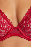 TRINITY SOUTIEN-GORGE AMPLIFORME FOULARD ROUGE