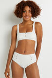 JILL MAILLOT DE BAIN CULOTTE HAUTE IVOIRE