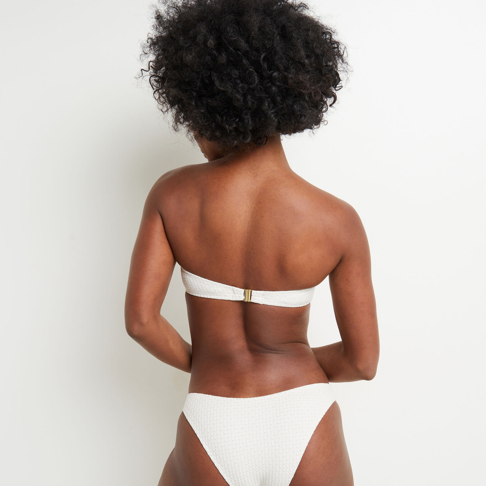 MAUD MAILLOT DE BAIN TRIANGLE BLANC
