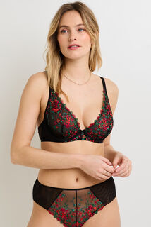 GALA SOUTIEN-GORGE PLUNGE MULTICO NOIR