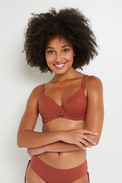 MAILLOT DE BAIN EMBOITANT TERRACOTTA