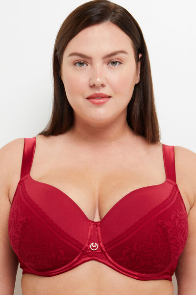 COLETTE+ SOUTIEN-GORGE AMPLIFORME ROUGE
