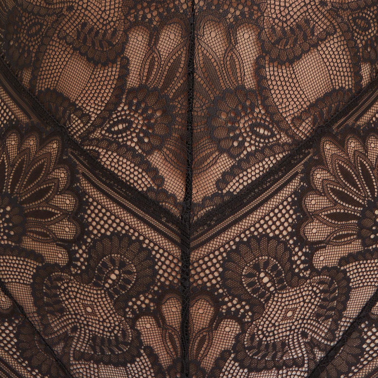 BISOU BODY DENTELLE MARRON
