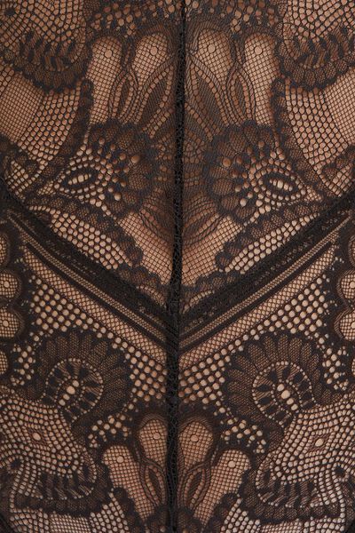 BISOU BODY DENTELLE MARRON