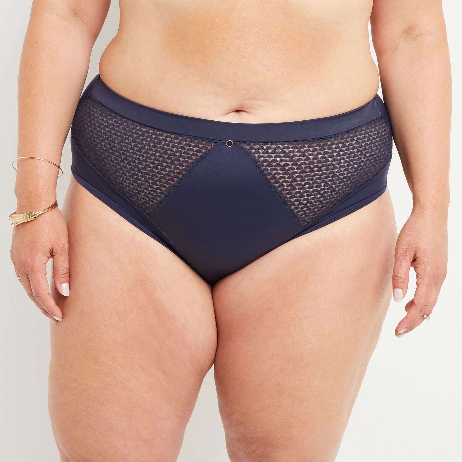 BERNADETTE SHORTY MICROFIBRE MARINE