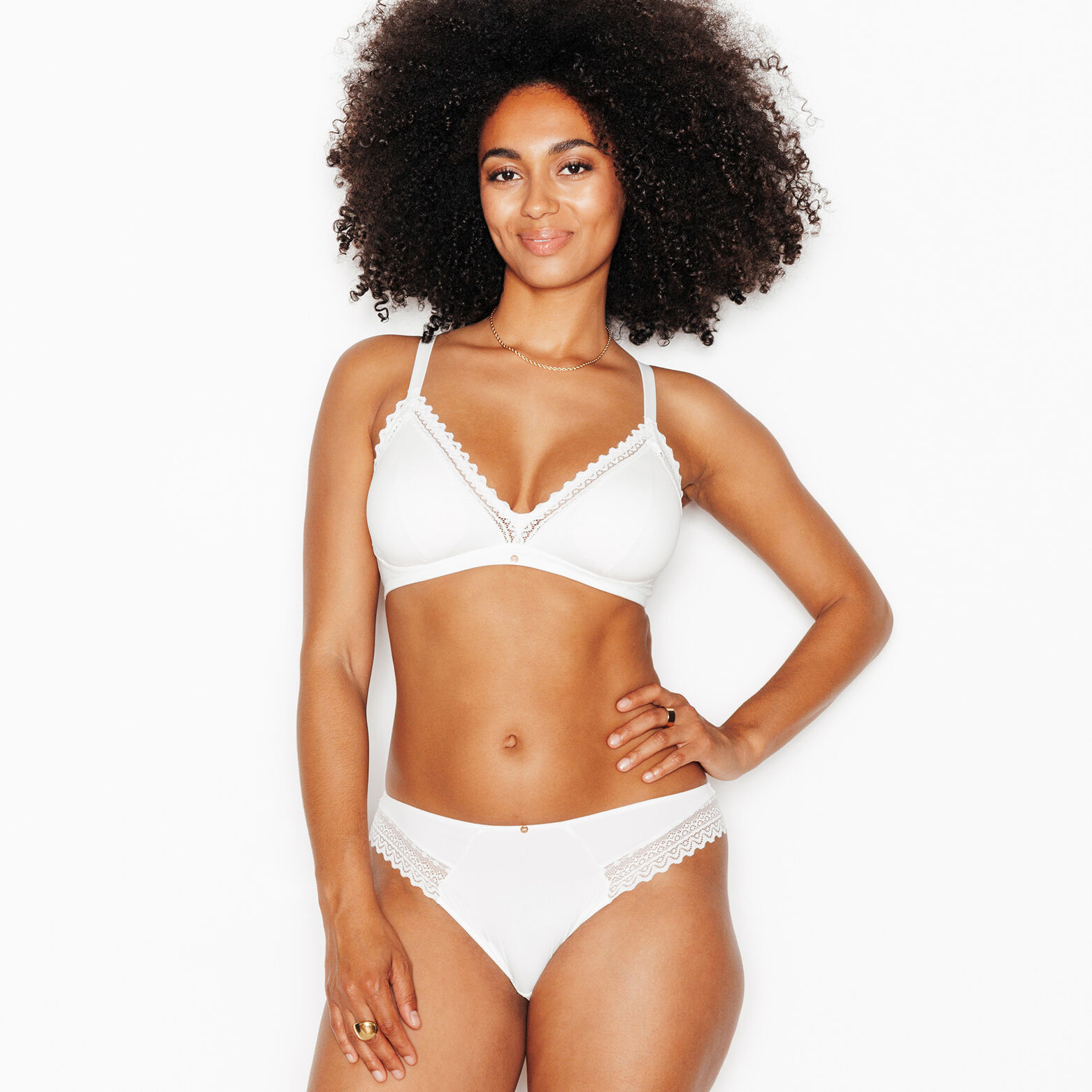 DOUCE SOUTIEN-GORGE SANS ARMATURES MICROFIBRE ECRU